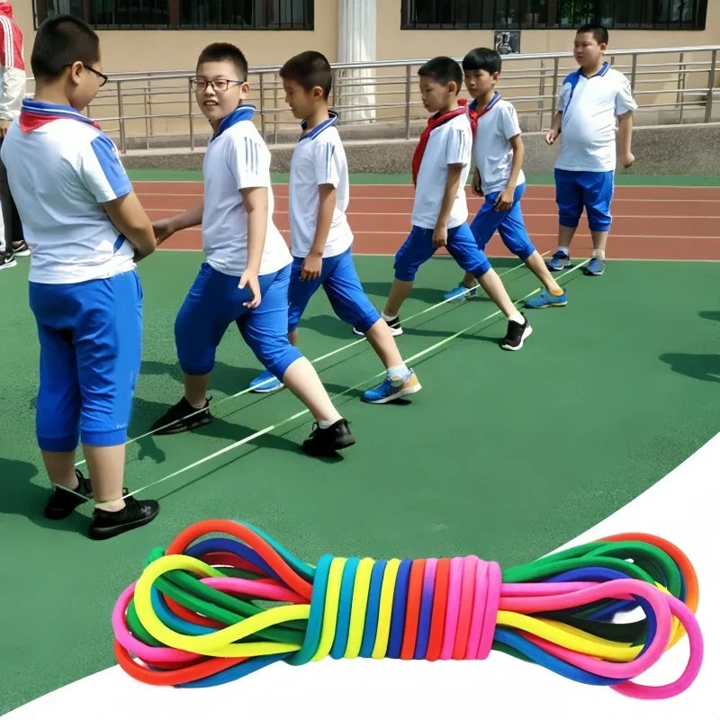 Super Elastic Jump Rope | Adjustable Rubber Jump Rope Strap for Kids and Group Play