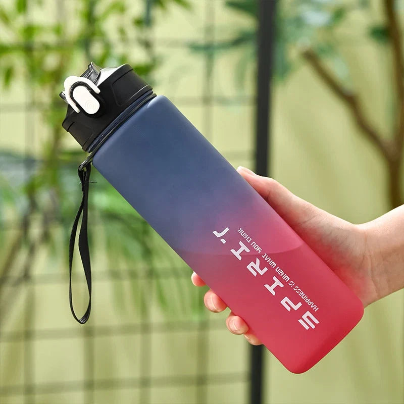 Peace 800ml Large Capacity Sports Water Bottle | Leak Proof Plastic Cup for Gym Outdoor Travel