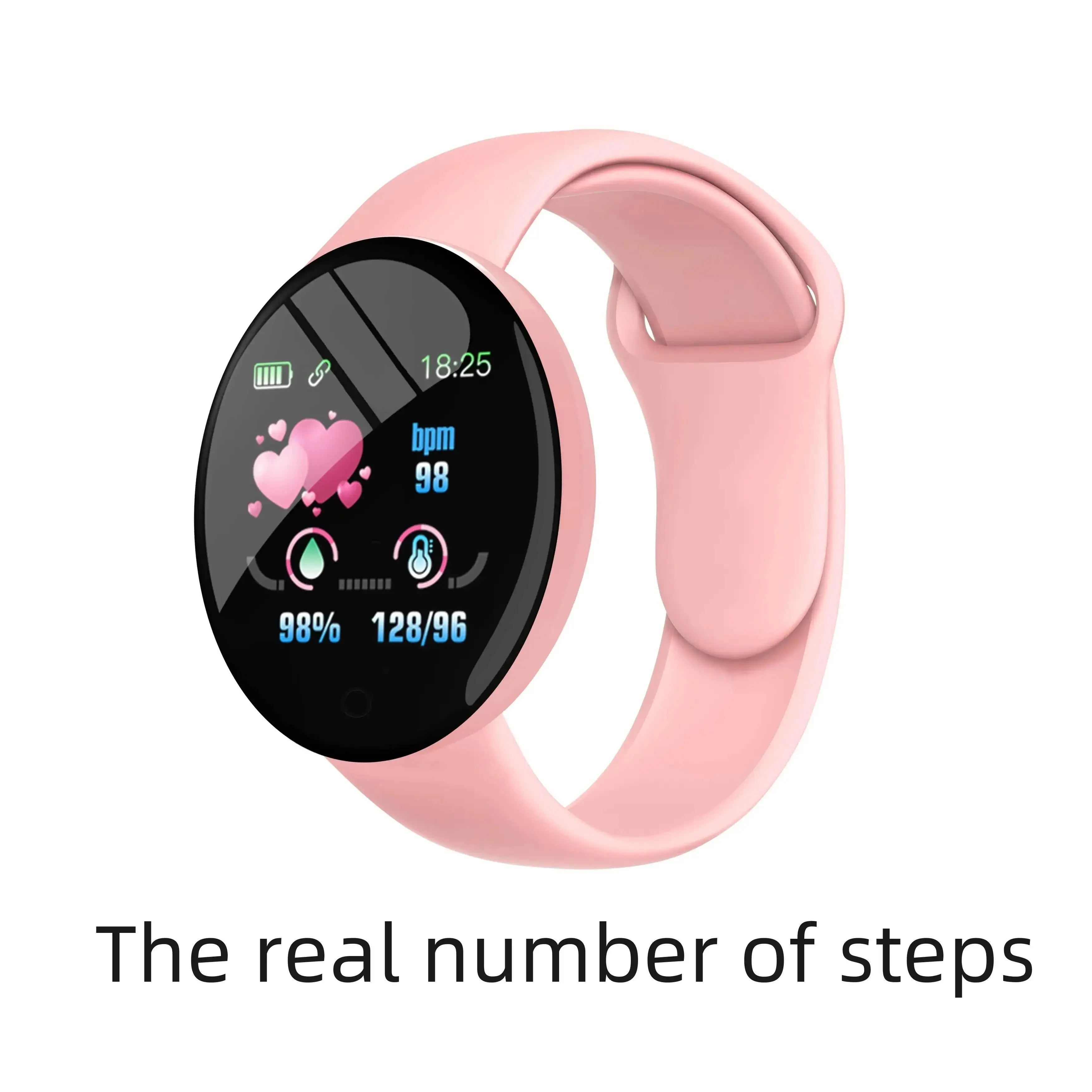 B41 Real Stepcount Smart Watch | Multi Function Fitness Tracker for Men and Women