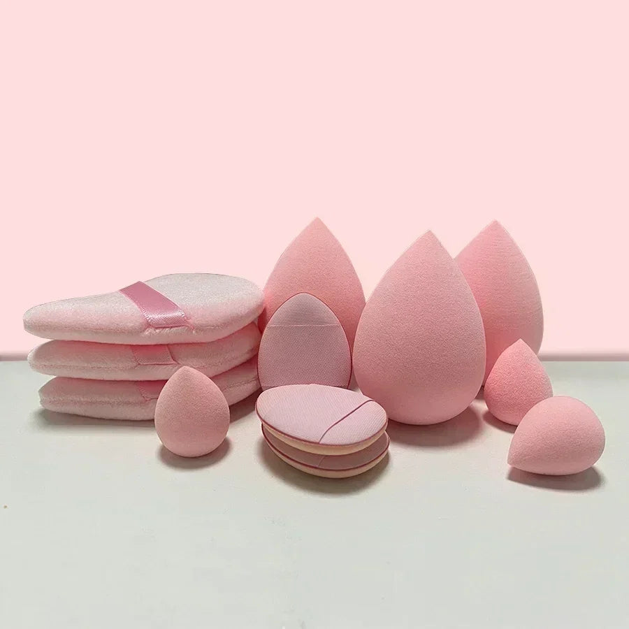 12/14Pcs Makeup Sponge Set | Latex-Free Beauty Blender Kit