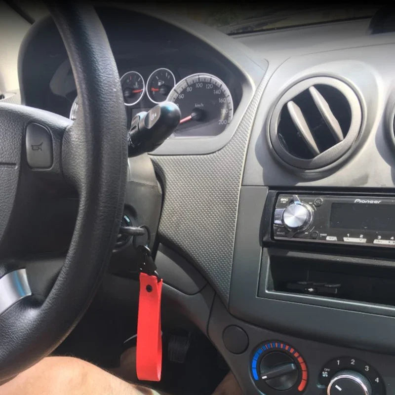 Car Wrist Cord Key Chain | Motor Racing Webbing Wristlet
