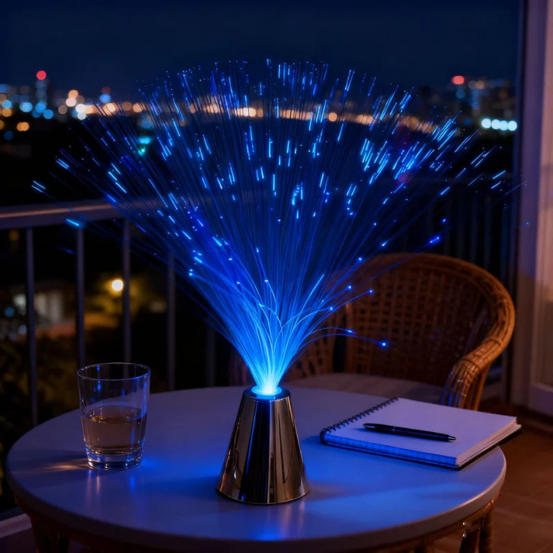 LED Fiber Optic Lamp | Multicolor Star Sky Night Light for Holiday Wedding Centerpiece