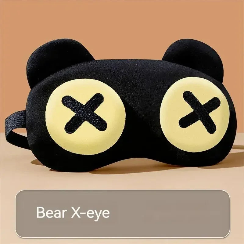 Cute Eye Mask Sleep Soothing Eye Fatigue Warm Compress | Comfortable Children and Students Eye Masks
