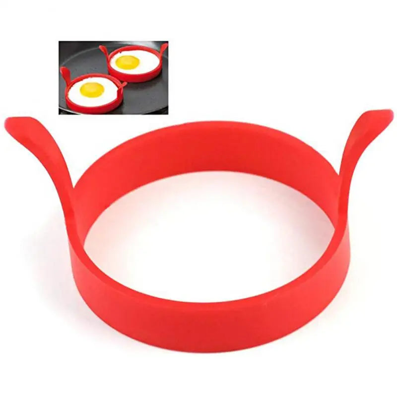 Silicone Egg and Pancake Ring Mold | Nonstick Round Cooking Tool