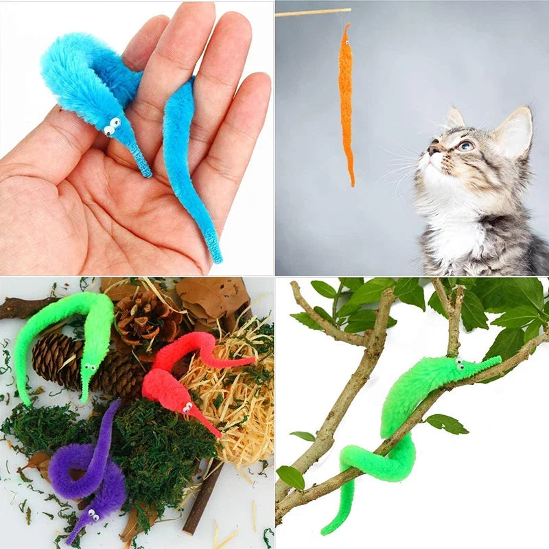 15-Piece Fuzzy Worm Magic Caterpillar Toy Set | Funny Prank Gifts for Kids
