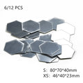 Hexagon Mirror Wall Stickers | Self-Adhesive Acrylic Mosaic Tile Decals for DIY Home Decor