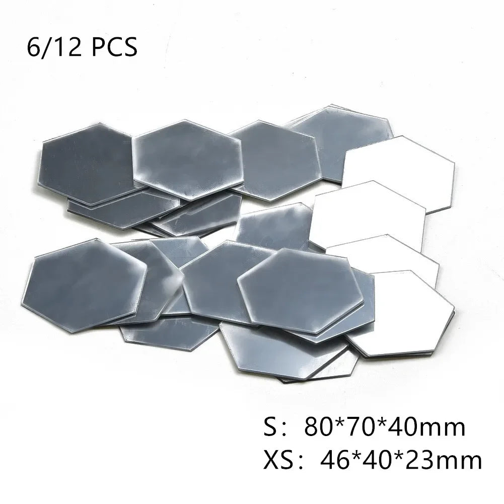 Hexagon Mirror Wall Stickers | Self-Adhesive Acrylic Mosaic Tile Decals for DIY Home Decor