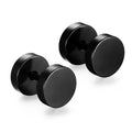 Black Punk Cross Hoop Earrings | Stainless Steel Unisex Jewelry