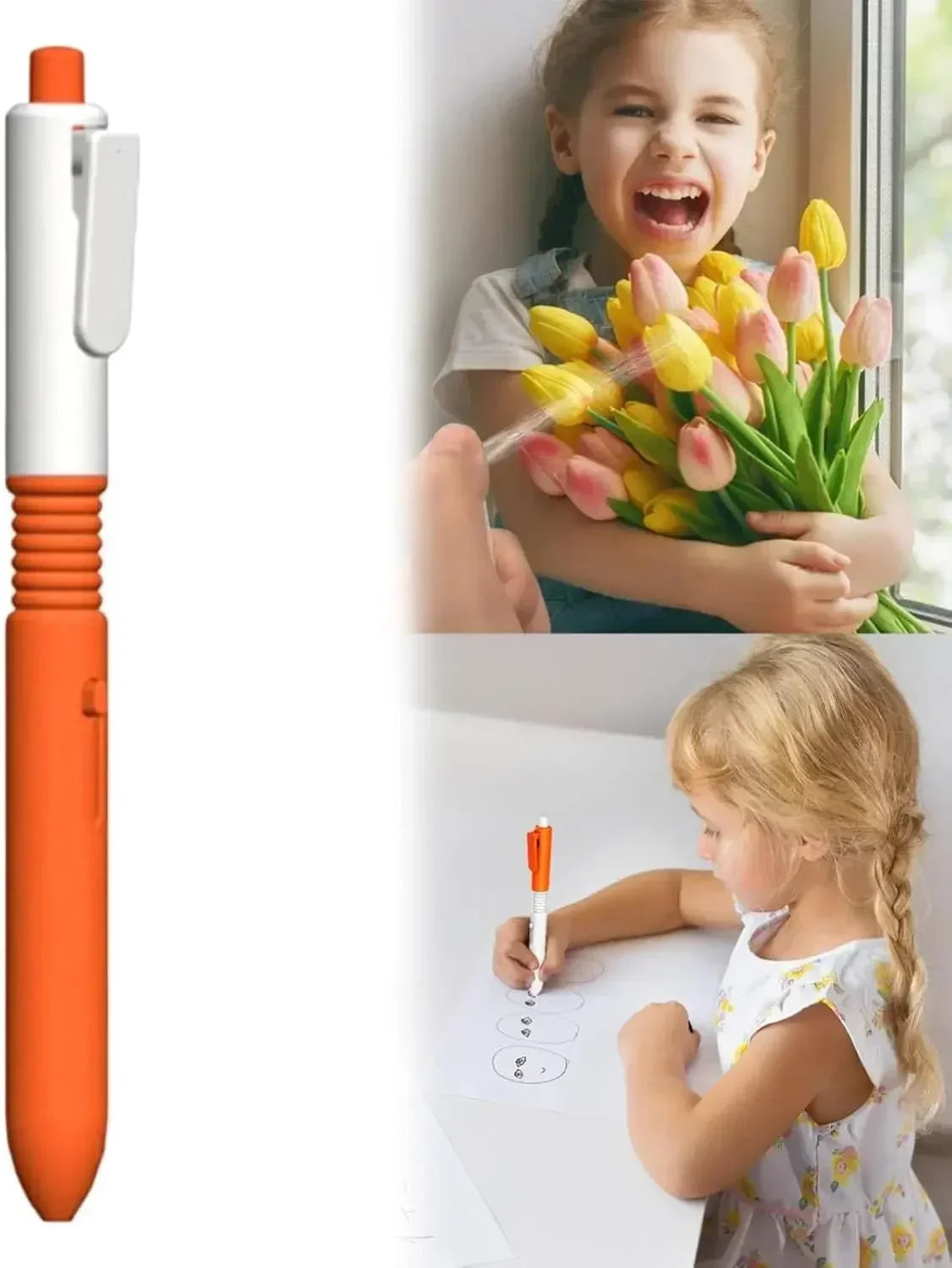 Retractable Water Spray Pen | Funny Prank Ballpoint with Hidden Spray