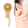 Natural Facial Cleansing Brush | Soft Bamboo Horse Hair Face Brush