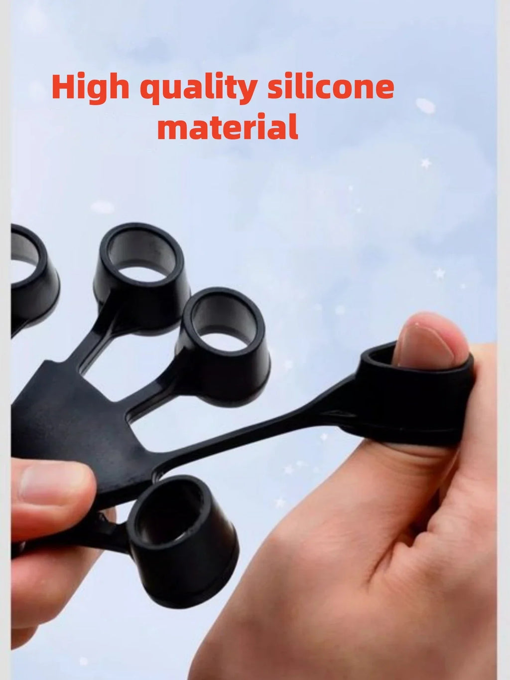 Silicone Grip Strengthener | Hand Finger Exerciser for Grip Training