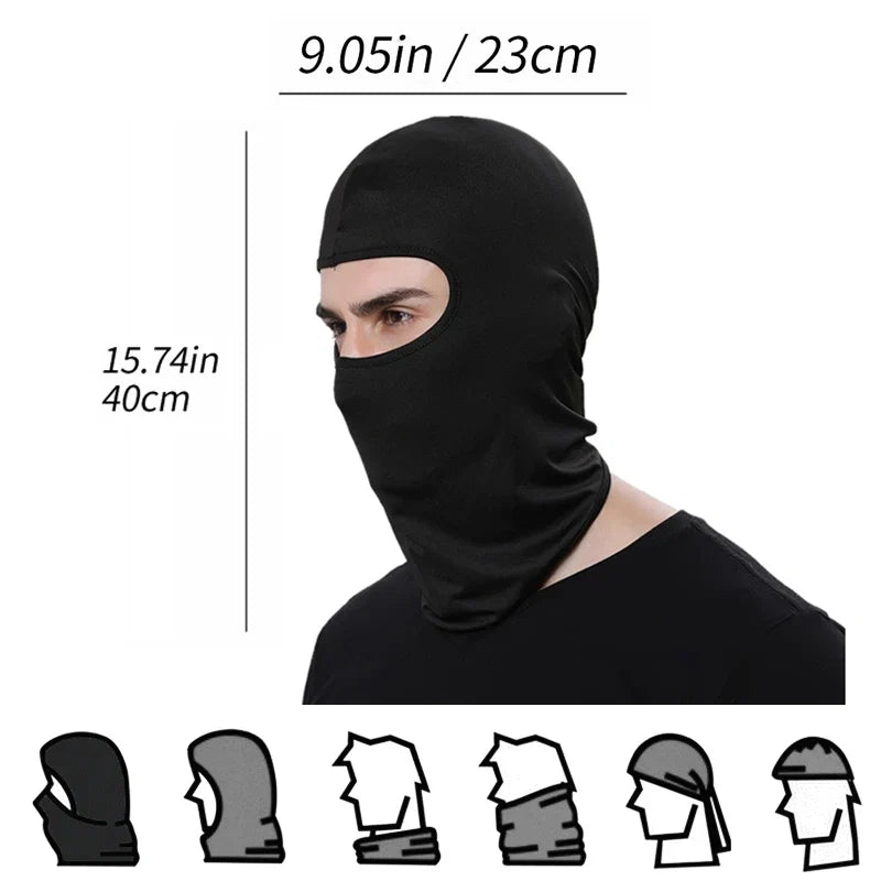 Cool Full Face Cycling Cap Balaclava | UV Protection and Quick-Dry for Men