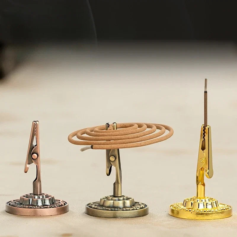 Mini Lotus Flower Incense Burner | Incense Coil Holder and Stick Holder for Home Decor
