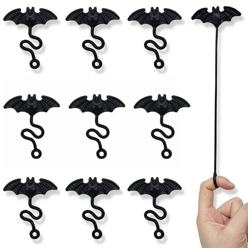 12Pcs Funny Elastic Bat Sticky Toy | Halloween Party Favors and Pinata Fillers for Kids