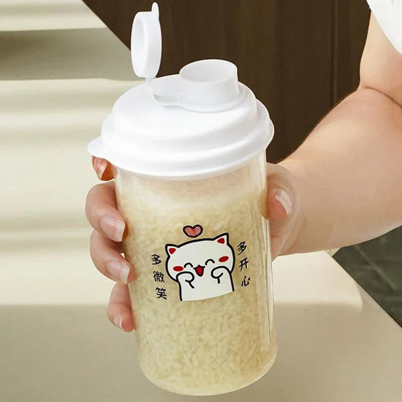 Cartoon Espresso Coffee Cup with Lid | Graduated Plastic Cappuccino Latte Mug for Home Barista