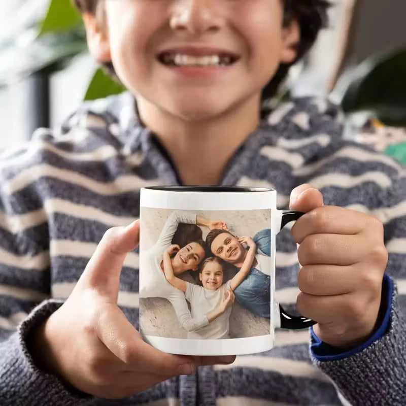 Personalized 11oz Custom Mug | Custom Name and Photo Coffee Cup