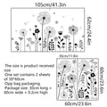 2pcs Dandelion Wall Sticker Set | Self-Adhesive Wall Decor for Bedroom Living Room