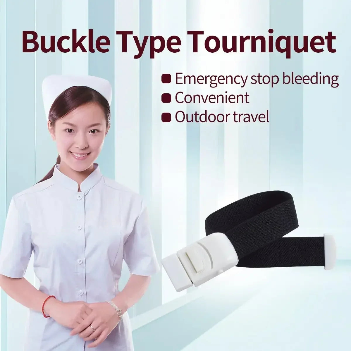 Emergency Medical Tourniquet | Quick Release First Aid Kit for Outdoor Camping and Survival