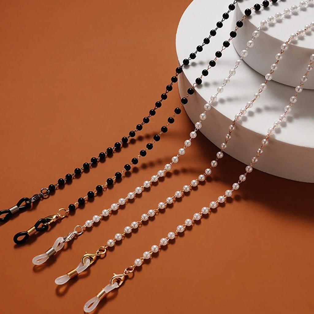 Imitation Pearl Beaded Glasses Chain | Fashion Eyeglasses Accessory for Women