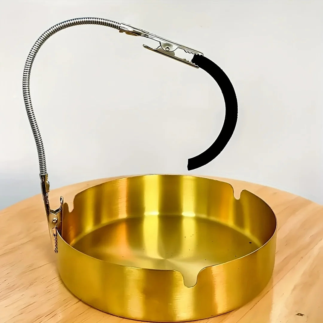 3pcs Stainless Steel Portable Vertical Mosquito Coil Holder Stand | Adjustable Dual Alligator Clips