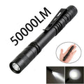 Mini LED Flashlight 50000LM Ultra Bright | Portable Penlight Torch for Camping and Work