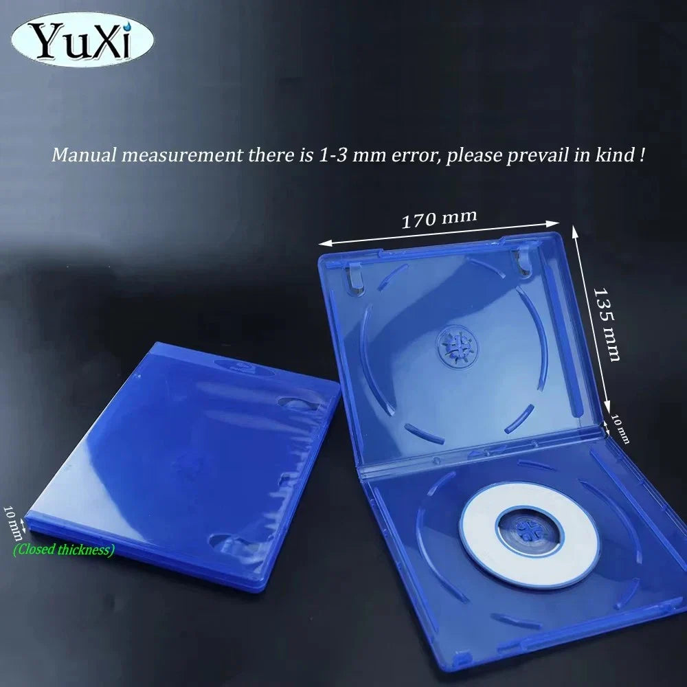 2Pcs Transparent CD DVD Disc Storage Case for PS5 PS4 Game Disk Holder | Protective Box Cover
