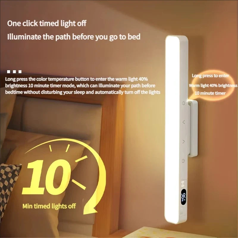 LED Touch Table Lamp with Remote Control and Timing | Rechargeable Magnetic Desk Light
