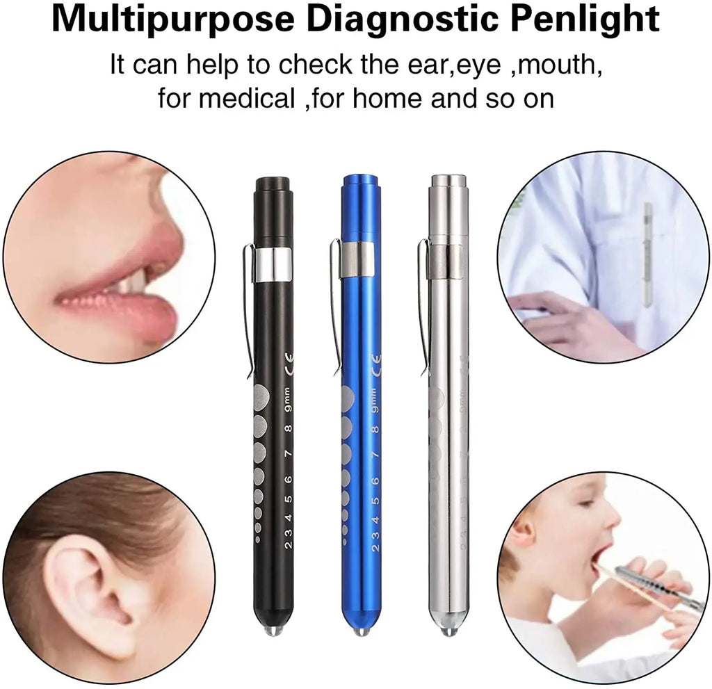 LED Pen Flashlight | Pocket Emergency Light for Medical and Outdoor Use