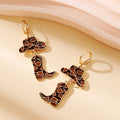 Western Cowboy Boots and Hat Drop Earrings | Vintage Punk Jewelry for Women