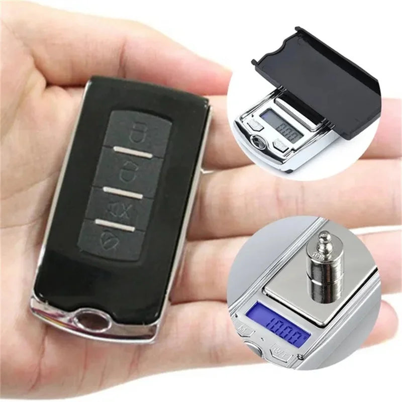 Mini Pocket Digital Scale 100g/200g | Portable Precision Weighing with LCD Backlit Display