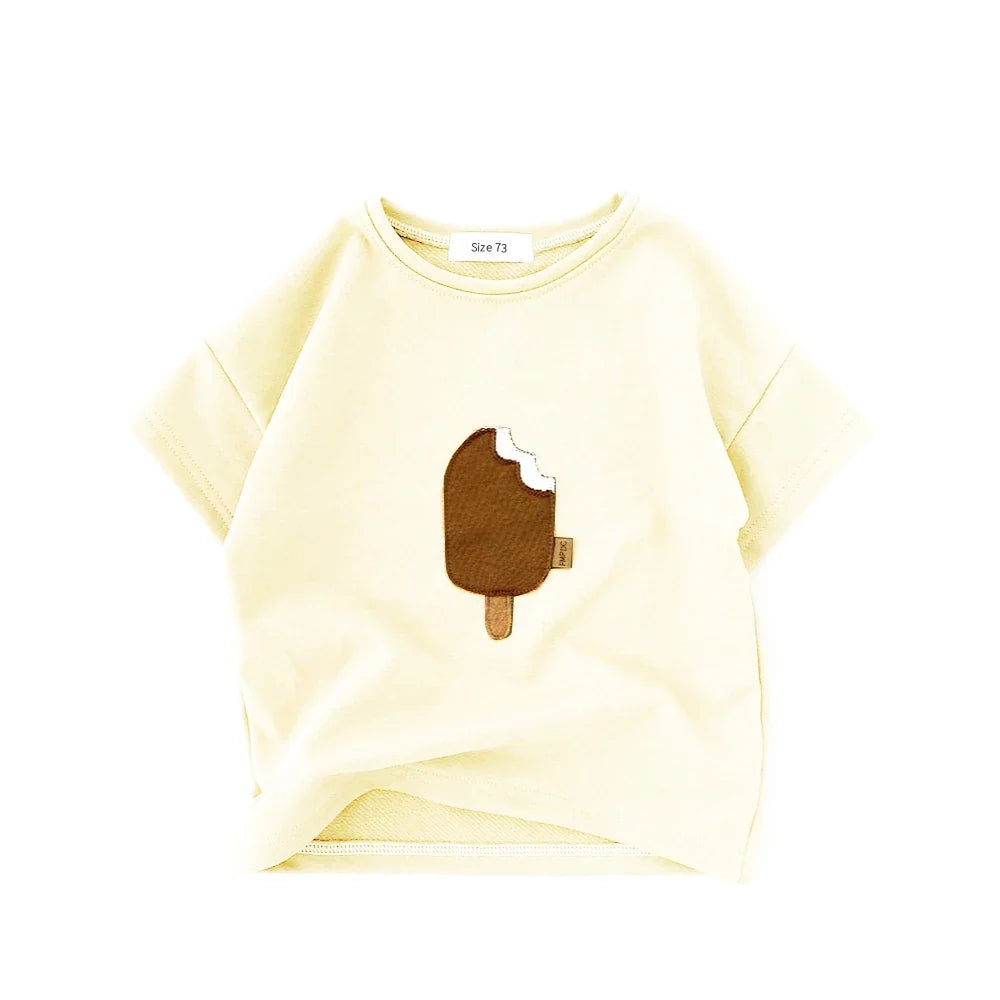 Kids Cotton Short Sleeve T-Shirt – Soft Casual Tee for Babies and Toddlers, Unisex Summer Wear