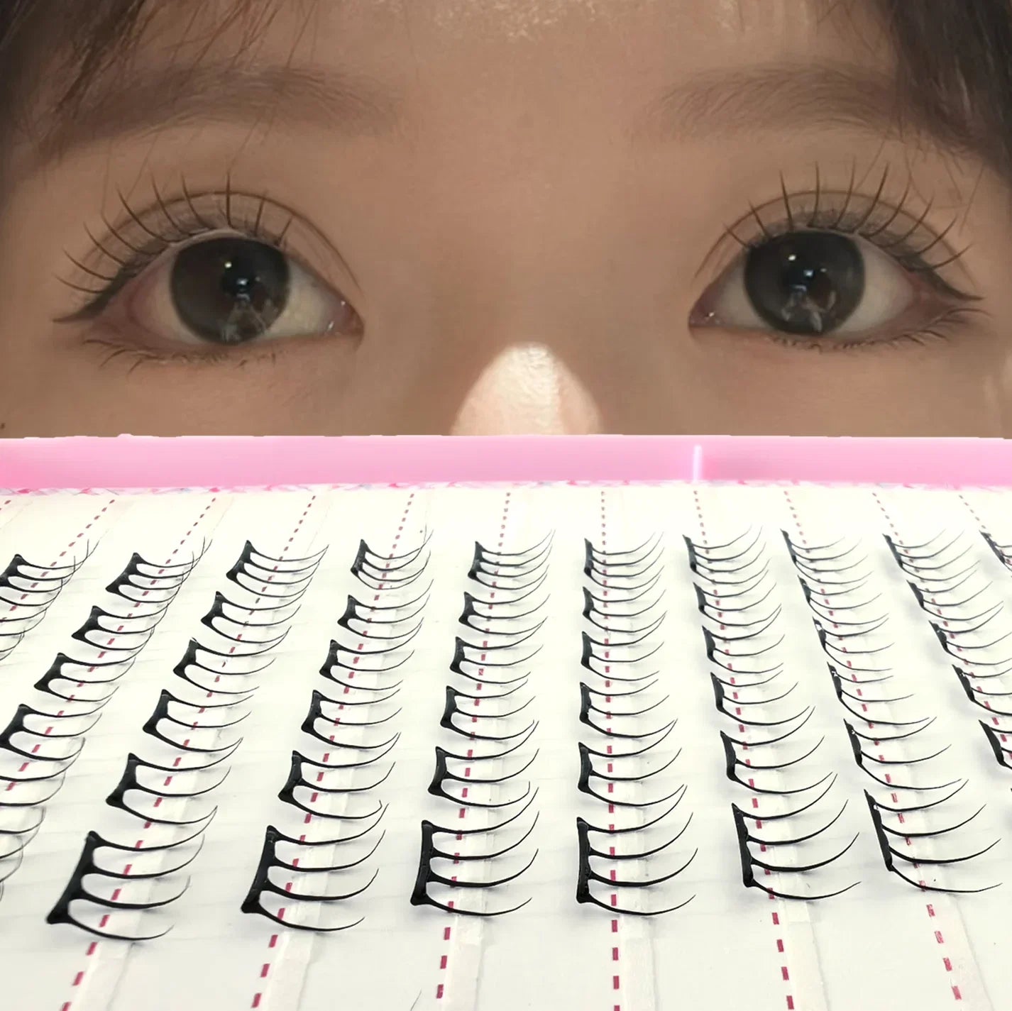 Self Adhesive False Eyelashes No Glue Needed | K-pop 2.0 Style Natural Long Cluster Lashes