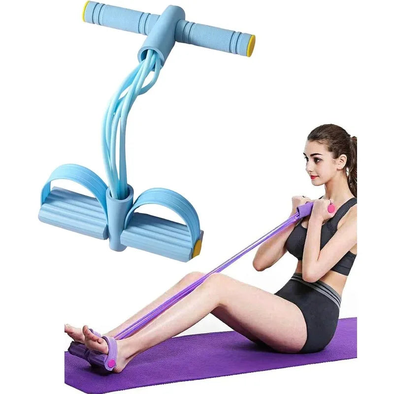 38cm Full Body Workout Resistance Bands | TPE Elastic Tubes with Foam Grips