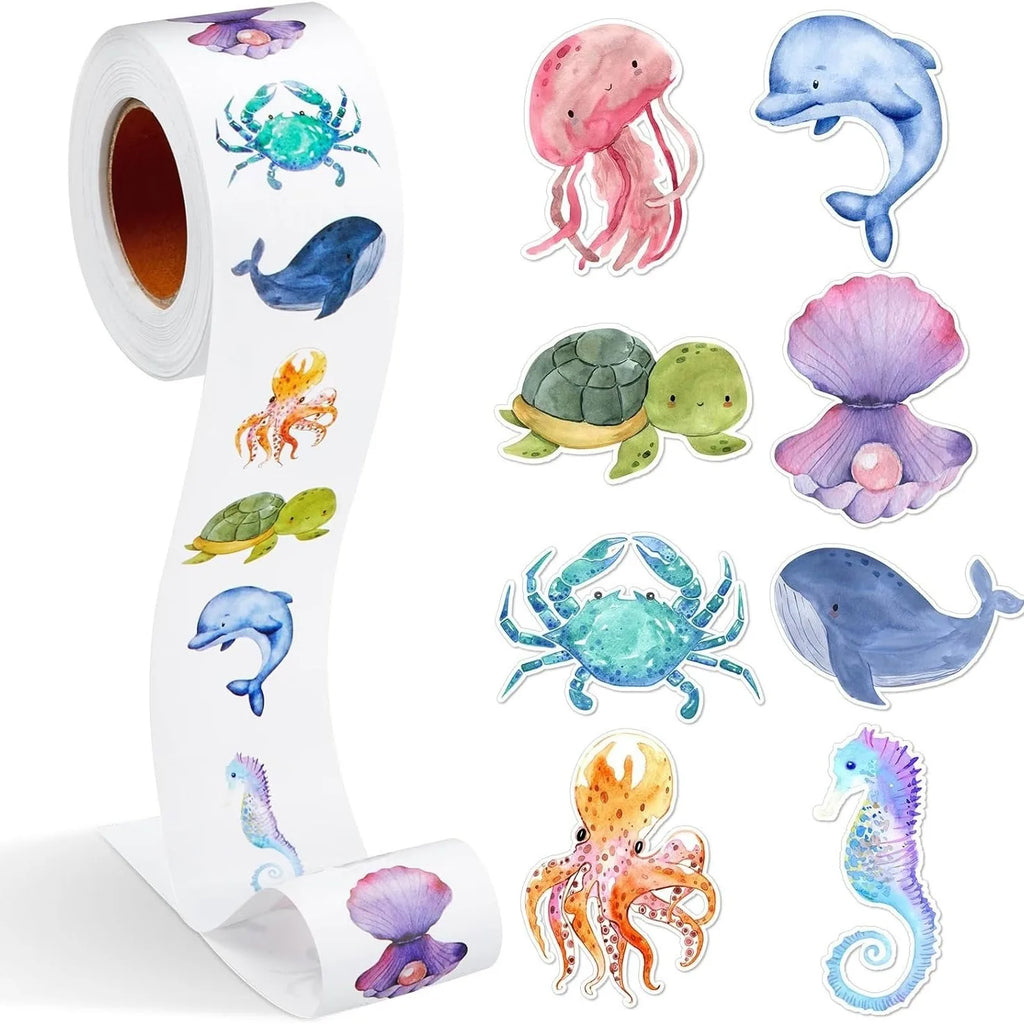 Cute Animal Roll Stickers | Fun Decorative Labels for Kids