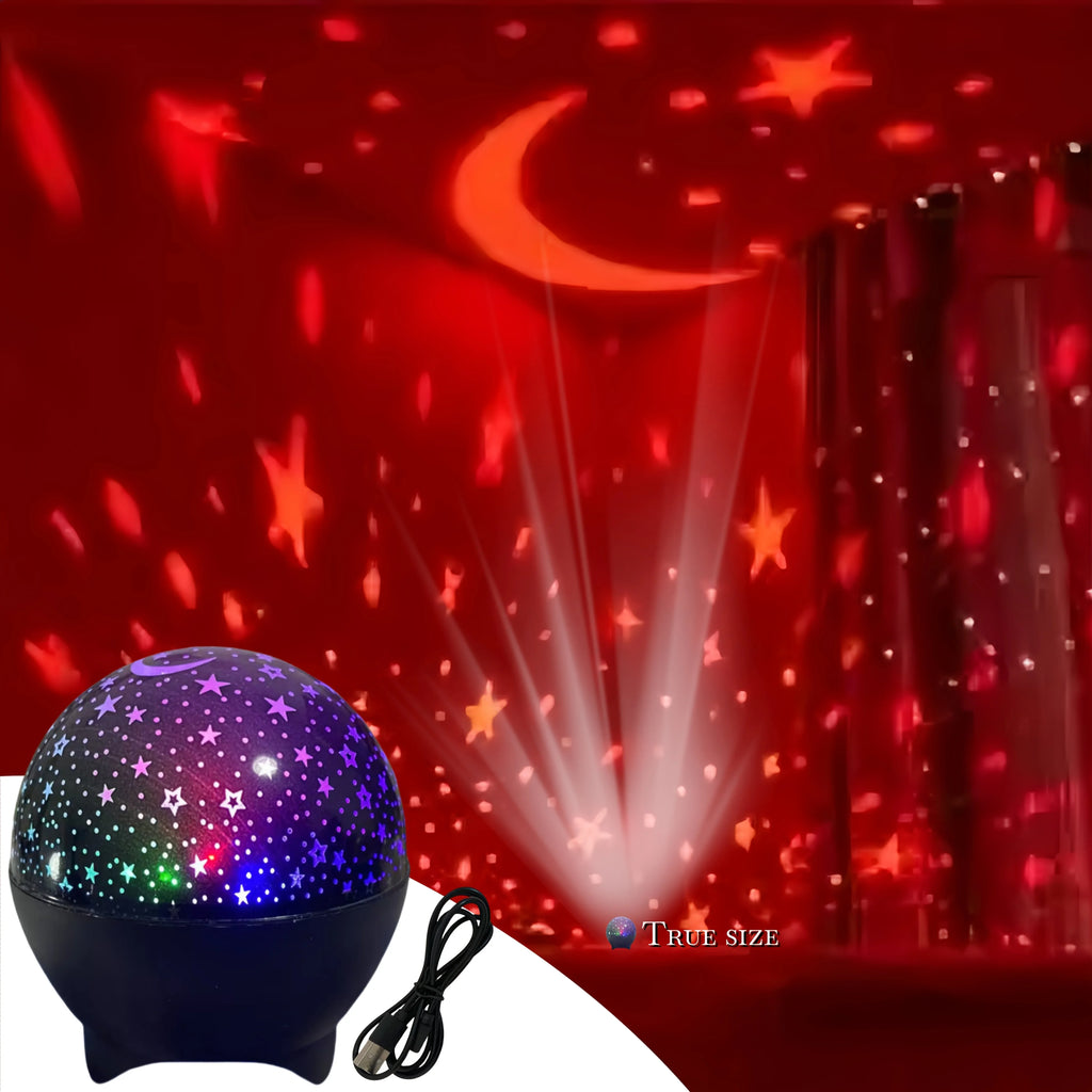Starry Sky Projector Light | 7-Mode LED Night Light for Kids Room Decor