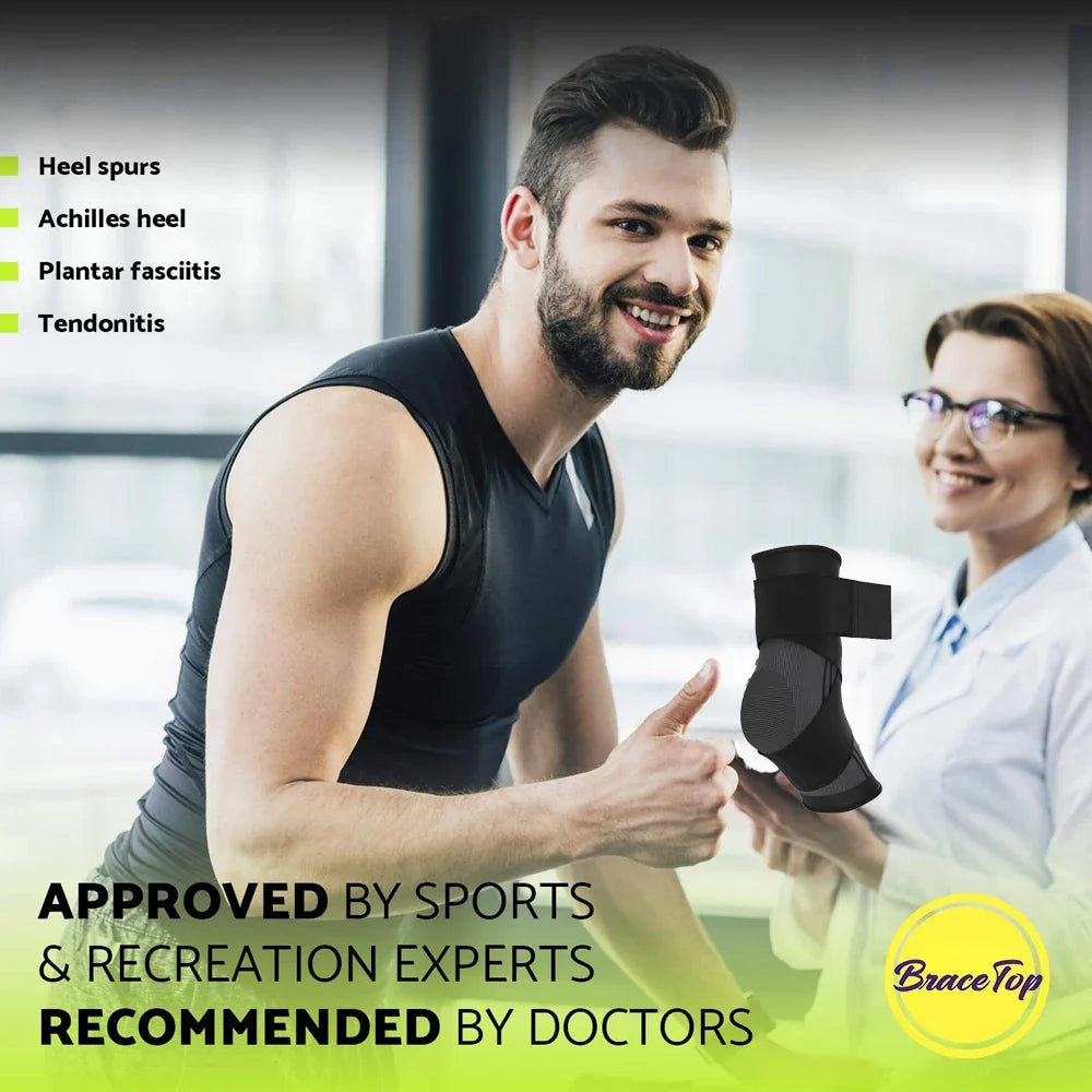 1 PC Sports Ankle Brace Compression Strap Sleeves Support Pressurized Elastic Bandage Foot Protective Gear Gym Fitness Accessory