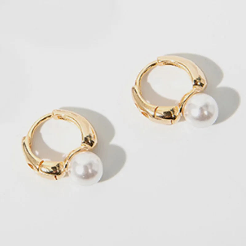925 Sterling Silver Pearl Stud Earrings for Women | Elegant Wedding Jewelry Gift