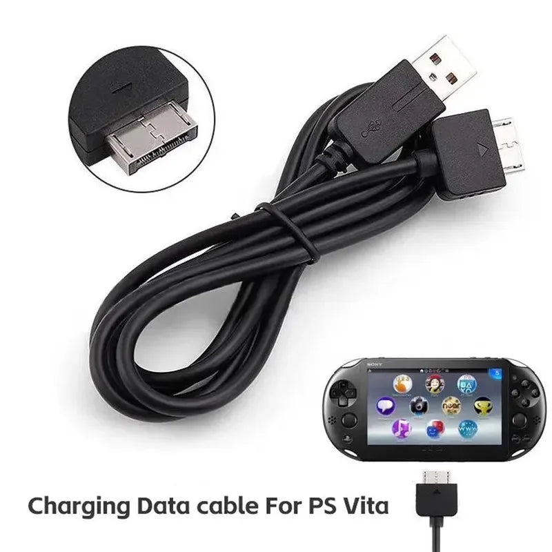 USB Data and Power Charger Cable for PS Vita 1000 | 1.2M Long Cord