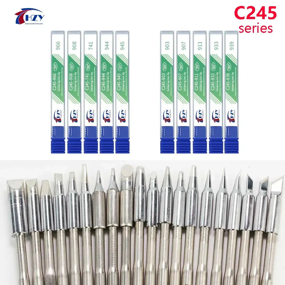 OEM C245 Series Soldering Iron Tips | Universal T245 Handle Soldering Station Tips for Phone Repair
