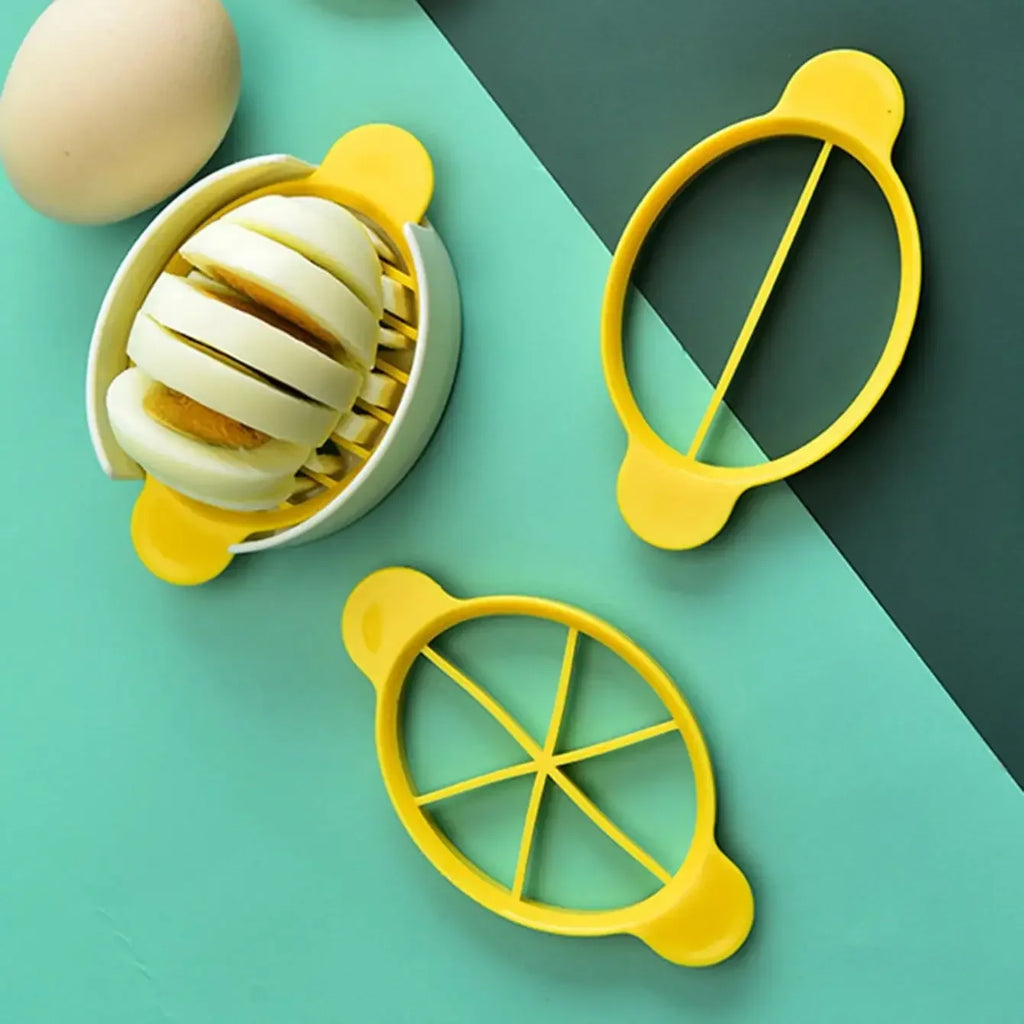 1pc Stainless Steel Egg Slicer | Handheld Multifunction Cutter for Eggs, Mushrooms, and Tomatoes