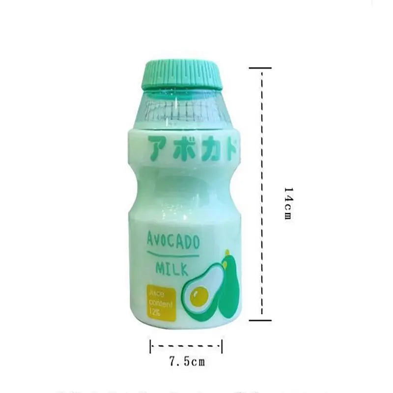 480ml Kawaii Plastic Water Bottle for Girls | Cute Reusable Drinkware