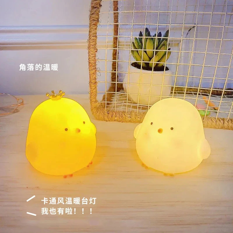 Cute Chicken Soft Night Light | Bedside Lamp for Kids Room Decor