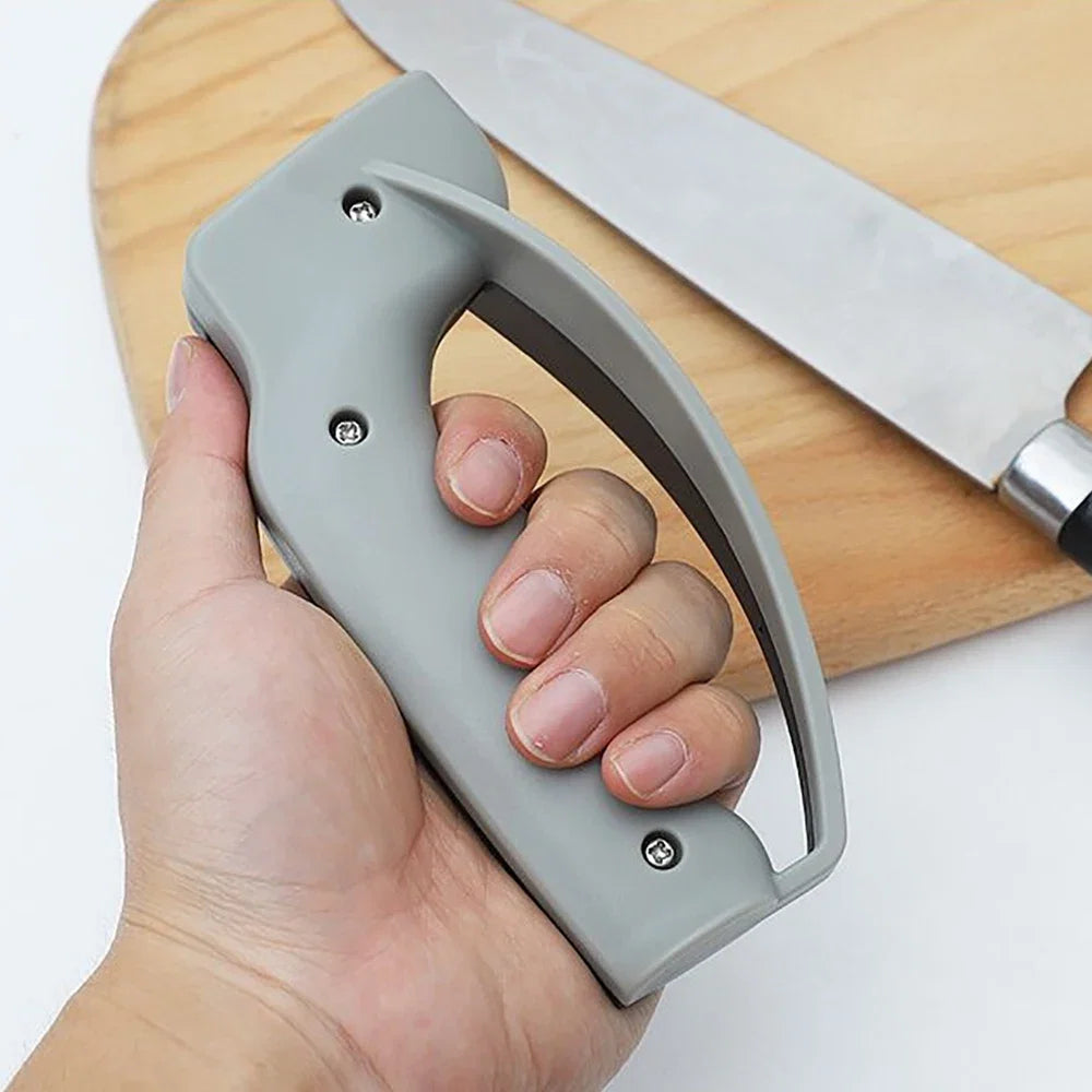 Manual Knife Sharpener | Quick Whetstone Kitchen Tool