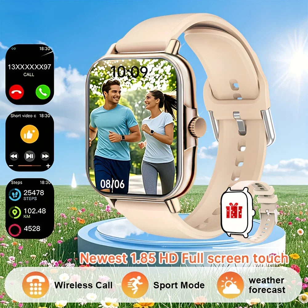 KESHUYOU H6 Plus Smart Watch | 1.85-Inch Bluetooth Calling Fitness Tracker