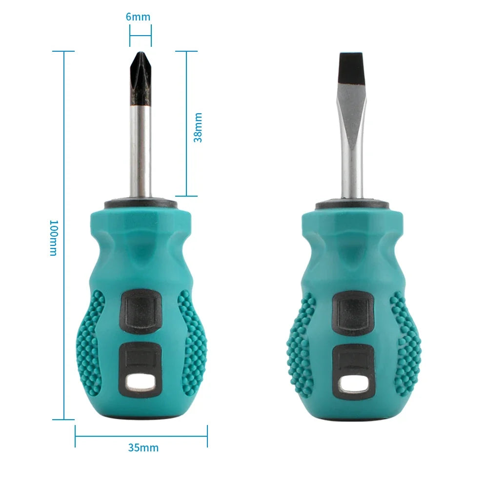 Precision Screwdriver Set | Manual Kit with Phillips and Slotted Head