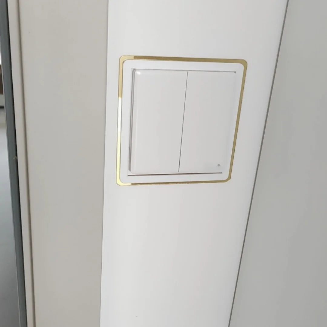 Switch Cover Decorative Frame | Non-Adhesive Acrylic Wall Plate Protector