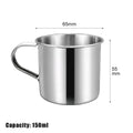 Stainless Steel Coffee Mug with Handle | Unbreakable Travel Cup