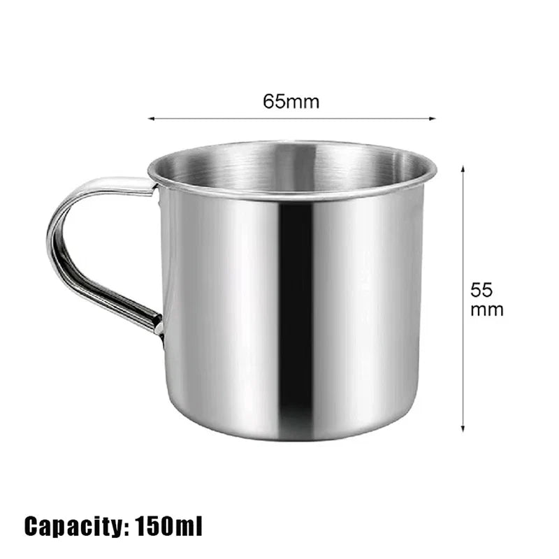 Stainless Steel Coffee Mug with Handle | Unbreakable Travel Cup