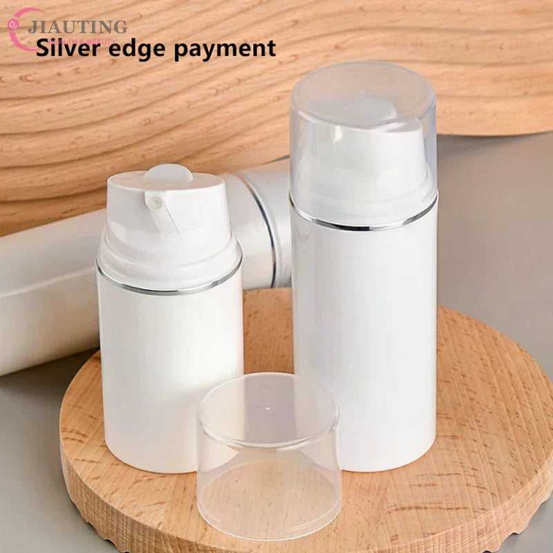Empty Refillable Vacuum Pump Bottle | Travel Size Lotion Dispenser for Creams and Serums