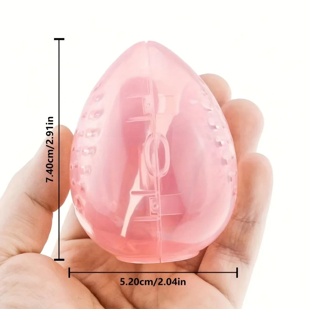 Clear Makeup Sponge Case | Transparent Beauty Blender Holder for Travel